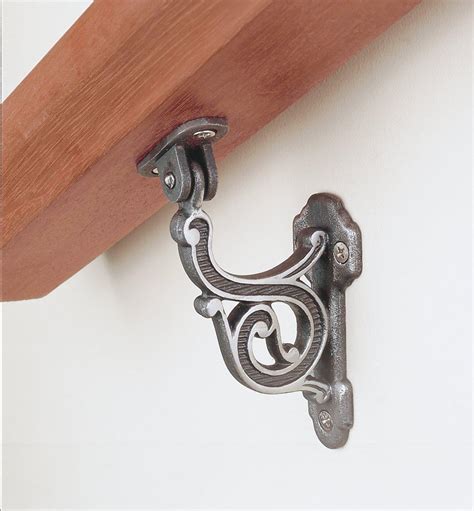 decorative metal handrail brackets|handrail floor mount bracket.